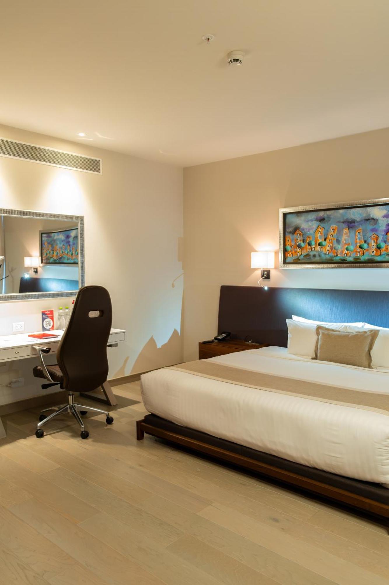 Metria Hotel León Exteriér fotografie A room at the hotel